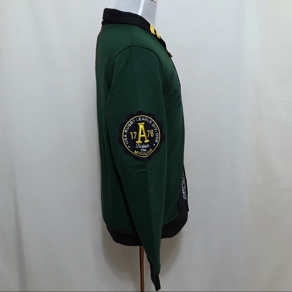 Heritage by America NWT Varsity Cardigan Jacket L - Picture 7 of 12